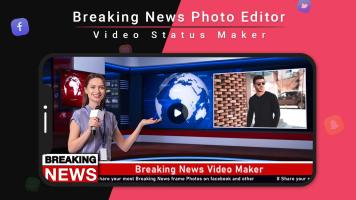 Breaking News Video Maker - Breaking News Photos APK Ảnh chụp màn hình #7