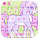 Pink Purple Stylish Unicorn Keyboard APK