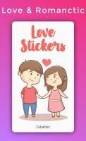 Love &amp; Romantic Stickers For Whatsapp - WAStickers APK צילום מסך #1