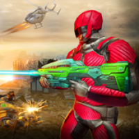 Real Robot Shooting War APK صورة الغلاف