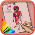 Coloring Super Rangers and Power Apk