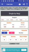 Cricket Live Line &amp; Score APK ภาพหน้าจอ #3