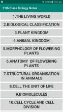 11th Class Biology Notes APK Download for Android