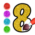 Glitter Number Apk