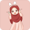 Muslimah Hijab Cartoon Wallpapers Application icon