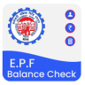 EPF Balance Check, PF Balance &amp; EPF e Passbook Application icon