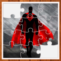 Superhero Puzzle Jigsaw Simgesi