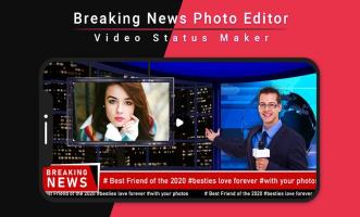 Breking News Photo - Video Status Maker APK Cartaz #2