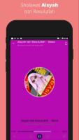 Sholawat Mp3 Aisyah Istri Rasulullah Offline APK صورة لقطة الشاشة #3