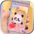 Lovely pink panda Apk