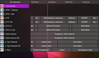 Ontv Albania PREMIUM APK 屏幕截图图片 #5