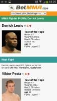 MMA Stats by BetMMA.tips APK スクリーンショット画像 #1