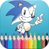 Coloring Book For Sonic Application icon