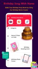 Name on Birthday Cake with Photo and Birthday Song APK Download for Android