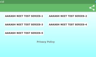 Aakash NEET Test Papers 2019 APK capture d'écran Thumbnail #7