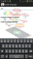 Enable language APK Gambar Screenshot #1