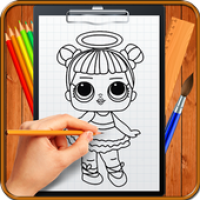 Drawing Cute Surprise Doll APK Icono