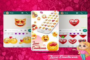 Captura de pantalla de WAStickersapp Love app for whatsapp APK #1