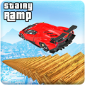 Stairy Ramp Car Racing Stunts: 3D Mega Ramp Games (Unreleased) Apk