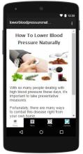 Lower Blood Pressure Naturally APK Download for Android