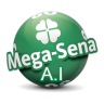 MegaSena AI - Robo da Loteria Federal Application icon