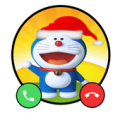 📱 fake call dorae-santa &amp; chat 📱 Apk