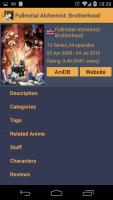 Anime Info APK Ảnh chụp màn hình #1