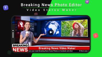 Breking News Photo - Video Status Maker APK Cartaz #1