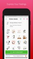 Cute Snoopy Stickers For Whatsapp APK Ekran Görüntüsü Küçük Resim #6