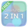 Colorful Day 2 In 1 Theme Apk