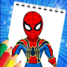 coloring book for Spider-Man :Coloring Heroes 2019 Game icon