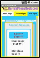 Harrah Oklahoma Phone Book APK صورة لقطة الشاشة #4