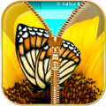 Butterfly Zip LockScreen Prank Apk