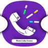 Photo caller Screen – full screen caller id Application icon