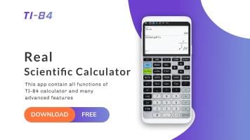 Real 84 ti Graphing Calculator - 83 ti Plus APK صورة لقطة الشاشة #1