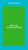 Anteprima screenshot di WhatsApp Fancy Font Generator APK #1