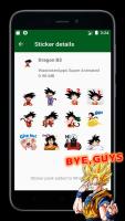 ✪ New DBZ 2020 Anime Stickers (WaStickerApps) APK צילום מסך #4