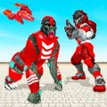 Gorilla Transform Robot: Fighter Jet Robot Battle Apk