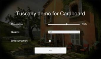 Tuscany Cardboard HD APK צילום מסך #9