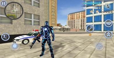 Black Iron Rope Hero City Gangstar Mafia APK ภาพหน้าจอ #1