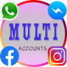 Dual Space Lite - Multiple Accounts &amp; App Cloner Application icon