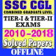 SSC CGL Tier-1 &amp; Tier-2 Previous Year Solved Paper APK