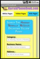 Harrah Oklahoma Phone Book APK صورة لقطة الشاشة #2