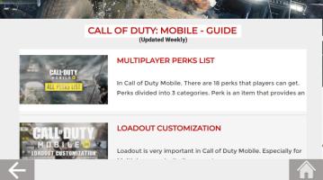 Guide pour cod Mobile: Trucs, Armes... APK capture d'écran Thumbnail #4