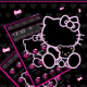 Cute Pink Black Shiny Kitty Cat Theme 🎀 APK