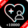 TikBooster - Fans &amp; Followers &amp; Likes &amp; Hearts Application icon