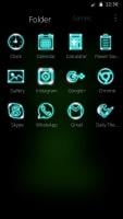 Captura de pantalla de Don't Touch My Phone green theme HD cool wallpaper APK #4