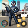 Black Spider stickman Rope Hero Vice Town Game icon