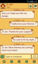 CuteLion Theme GO SMS APK Download for Android