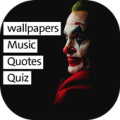 Joker wallpaper, music, Quotes, Quiz Apk